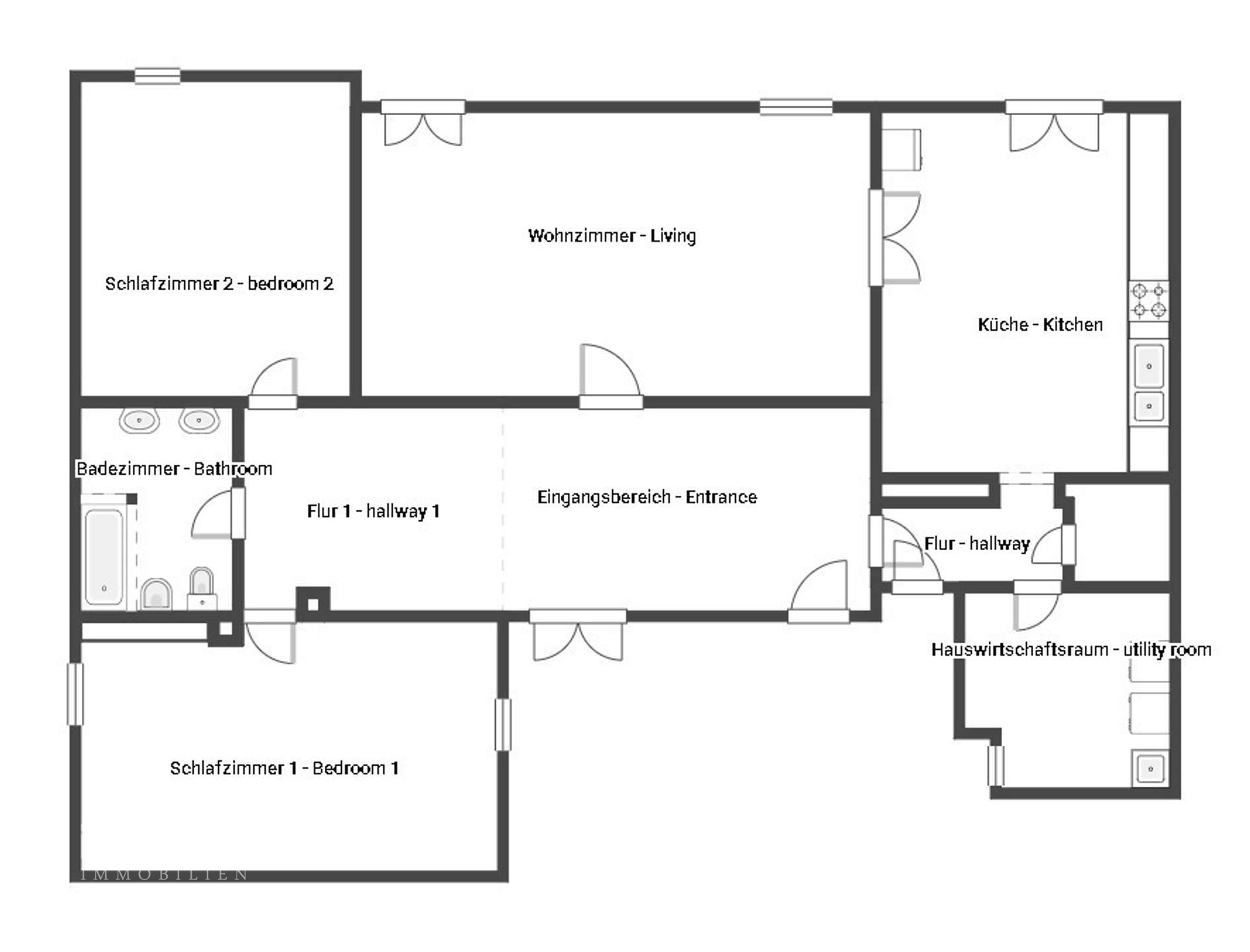 Grundriss 1. Etage